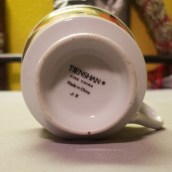 Vtg Cup/Saucer Deck The Halls (Verge) By Tienshan - Picture 9 of 13